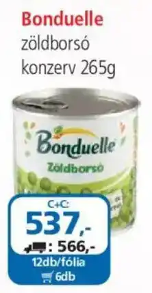 ÁRKLUB Bonduelle zöldborsó konzerv ajánlat