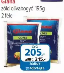 ÁRKLUB Giana zöld olívabogyó ajánlat