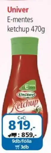 ÁRKLUB Univer E-mentes ketchup ajánlat