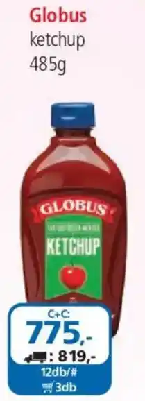 ÁRKLUB Globus ketchup ajánlat