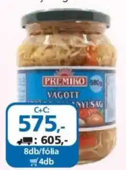 ÁRKLUB Premiko vágott savanyúság ajánlat