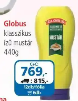 ÁRKLUB Globus klasszikus ízű mustár ajánlat