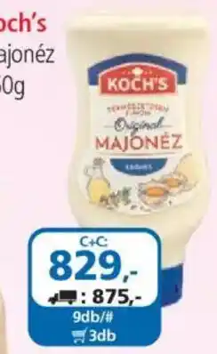 ÁRKLUB Koch's Majonéz ajánlat