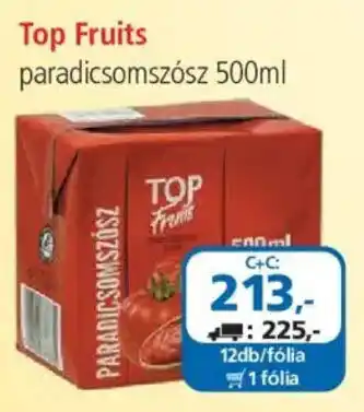 ÁRKLUB Top Fruits paradicsomszósz ajánlat