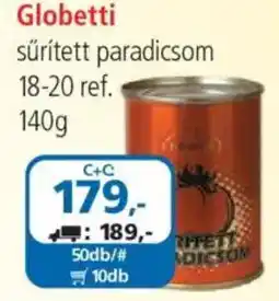 ÁRKLUB Globetti sűrített paradicsom ajánlat