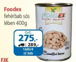 ÁRKLUB Foodex fehérbab sós lében ajánlat