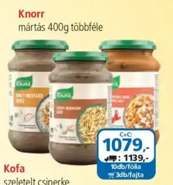 ÁRKLUB Knorr mártás ajánlat