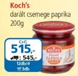 ÁRKLUB Koch's darált csemege paprika ajánlat