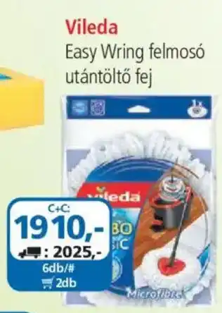 ÁRKLUB Vileda Easy Wring felmosó utántöltő fej ajánlat