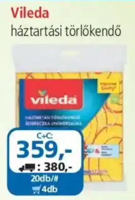 ÁRKLUB Vileda háztartási törlőkendő ajánlat