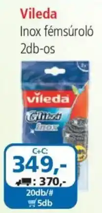 ÁRKLUB Vileda Inox fémsúroló ajánlat