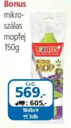ÁRKLUB Bonus mikroszálas mopfej ajánlat
