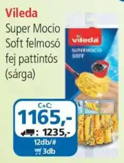 ÁRKLUB Vileda Super Mocio Soft felmosó fej pattintós ajánlat