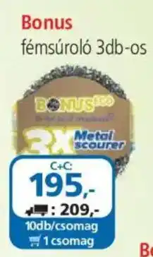 ÁRKLUB Bonus fémsúroló ajánlat