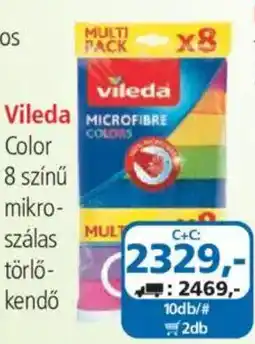 ÁRKLUB Vileda Color mikroszálas törlőkendő ajánlat