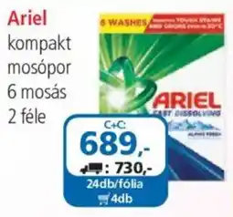 ÁRKLUB Ariel kompakt mosópor ajánlat