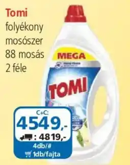 ÁRKLUB Tomi folyékony mosószer ajánlat