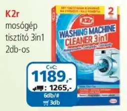 ÁRKLUB K2r mosógép tisztító 3in1 ajánlat