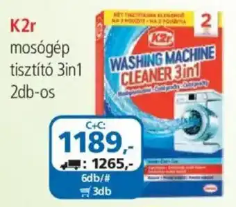 ÁRKLUB K2r mosógép tisztító 3in1 ajánlat