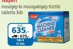 ÁRKLUB Texpert mosógép és mosogatógép tisztító tabletta ajánlat