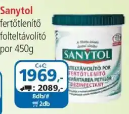 ÁRKLUB Sanytol fertőtlenítő folteltávolító por ajánlat