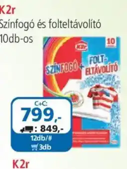 ÁRKLUB K2r Színfogó és folteltávolító ajánlat