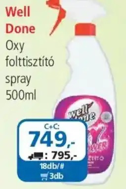 ÁRKLUB Well Done Oxy folttisztító spray ajánlat