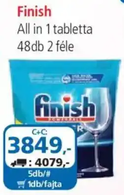 ÁRKLUB Finish All in 1 tabletta ajánlat