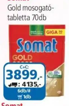 ÁRKLUB Somat Gold mosogatógép tabletta ajánlat