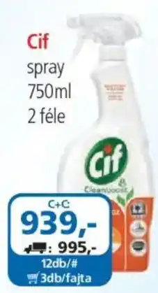 ÁRKLUB Cif spray ajánlat