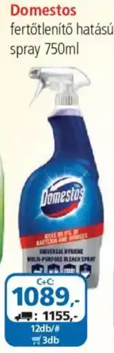 ÁRKLUB Domestos fertőtlenítő hatású spray ajánlat