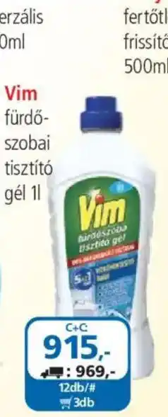 ÁRKLUB Vim fürdőszobai tisztító gél ajánlat