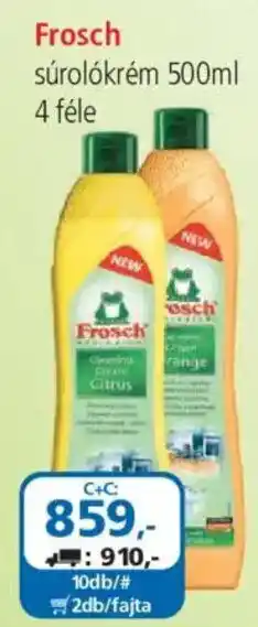 ÁRKLUB Frosch súrolókrém ajánlat