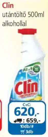 ÁRKLUB Clin utántöltő ajánlat