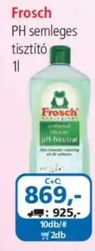 ÁRKLUB Frosch ph semleges tisztító ajánlat