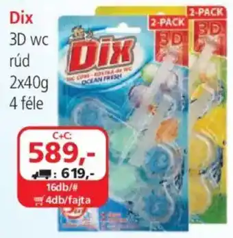 ÁRKLUB Dix 3D wc rúd ajánlat