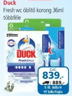 ÁRKLUB Duck Fresh wc öblítő korong ajánlat