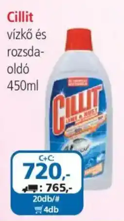 ÁRKLUB Cillit vízkő és rozsdaoldó ajánlat