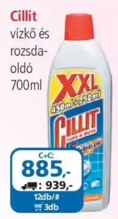 ÁRKLUB Cillit vízkő és rozsdaoldó ajánlat