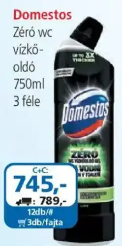 ÁRKLUB Domestos Zéró wc vízkőoldó ajánlat