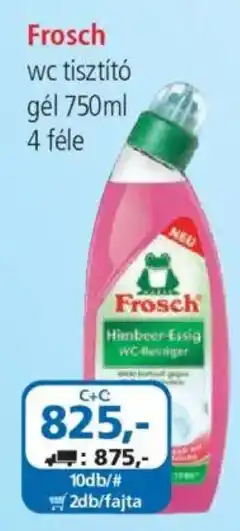 ÁRKLUB Frosch wc tisztító gél ajánlat
