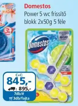ÁRKLUB Domestos Power 5 wc frissítő blokk ajánlat
