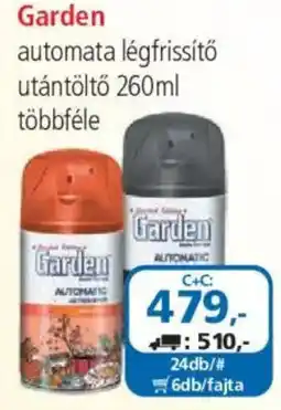 ÁRKLUB Garden automata légfrissítő utántöltő ajánlat