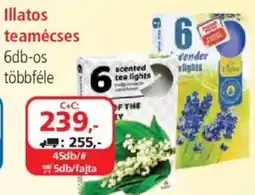 ÁRKLUB Illatos teamécses ajánlat