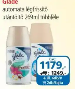ÁRKLUB Glade automata légfrissítő utántöltő ajánlat