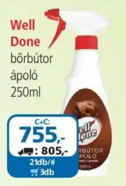 ÁRKLUB Well Done bőrbútor ápoló ajánlat