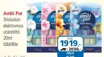 ÁRKLUB Ambi Pur 3Volution elektromos utántöltő ajánlat