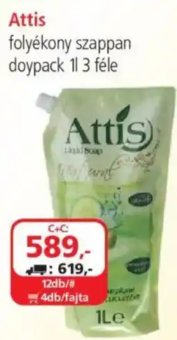 ÁRKLUB Attis folyékony szappan ajánlat