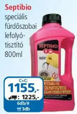 ÁRKLUB Septibio speciális fürdőszobai lefolyótisztító ajánlat