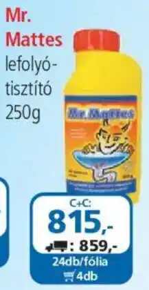 ÁRKLUB Mr. Mattes lefolyótisztító ajánlat